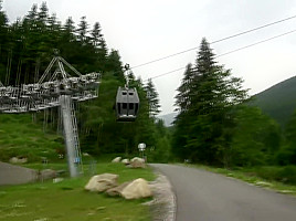 walking up the mountain