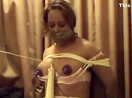 wrap gagged electro stimulation