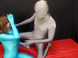 zentai sex blue